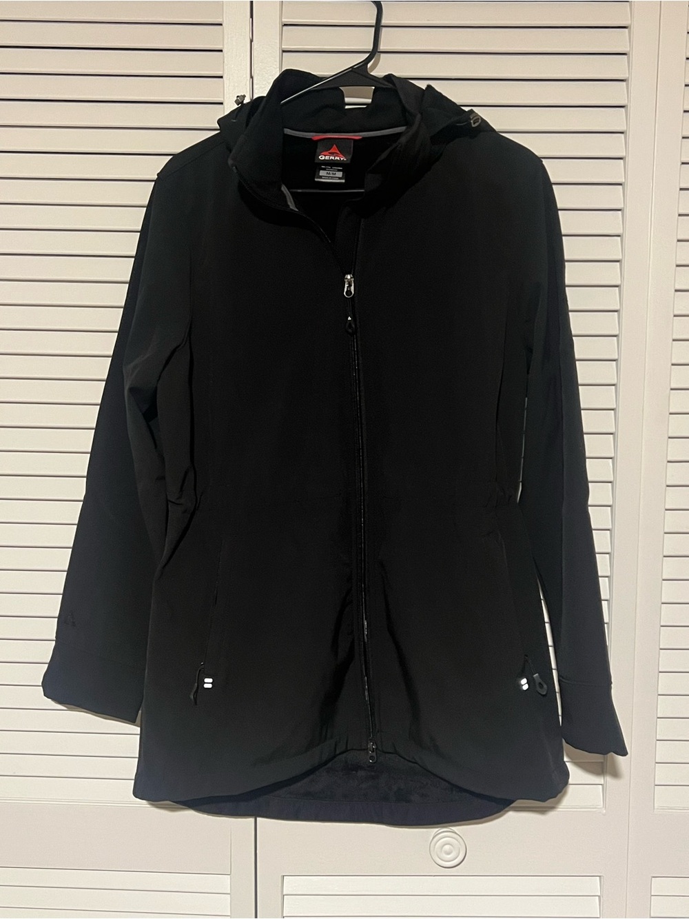 Gerry Women's Black Hooded Softshell Jacket Size Medium
